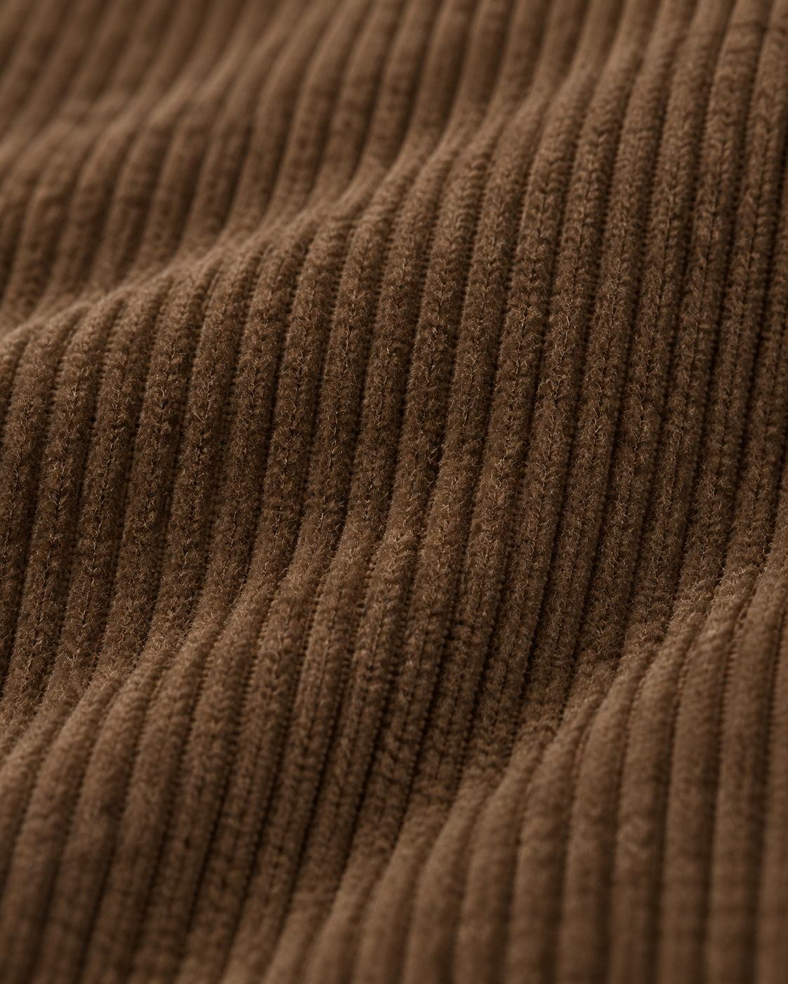 Cargo Trousers Rugged Heritage in tobacco brown, fine corduroy fabric texture