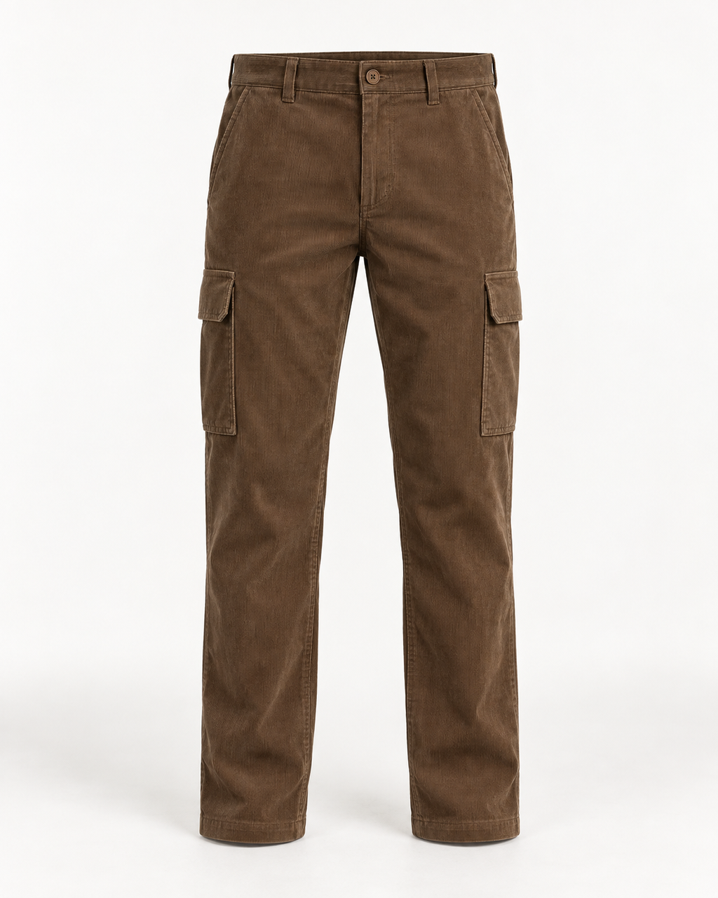Cargo Trousers Rugged Heritage in tobacco brown, front view