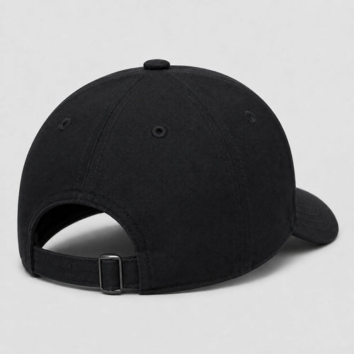 KELDEN classic black streetwear baseball cap with embroidered front detail