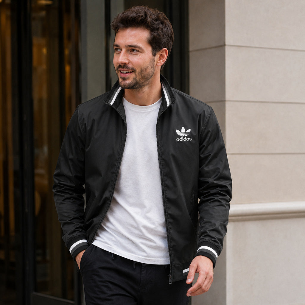 KELDEN men's classic streetwear bomber jacket