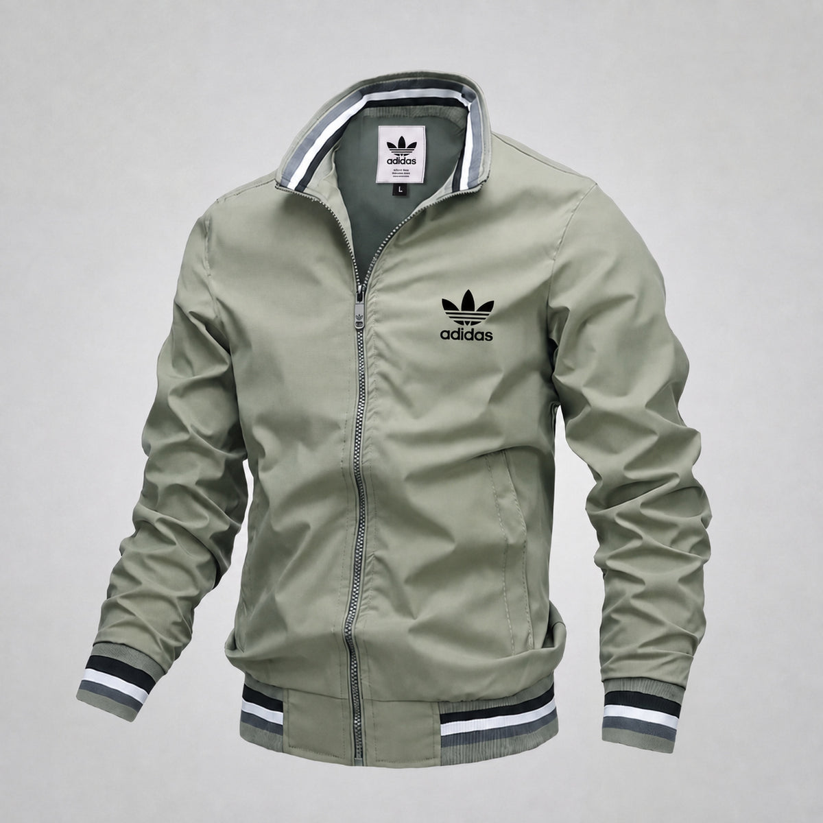 KELDEN men's classic streetwear bomber jacket