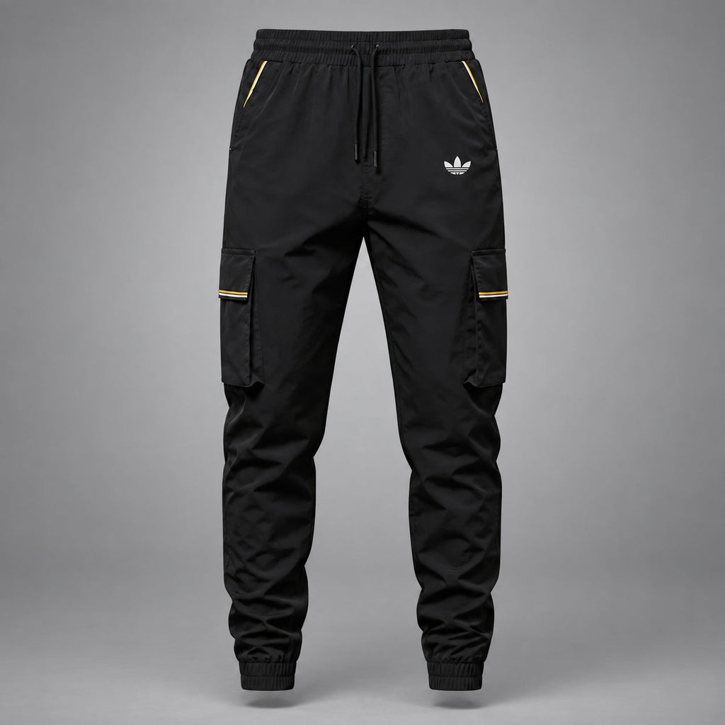 KELDEN men's classic cargo joggers, tapered streetwear fit