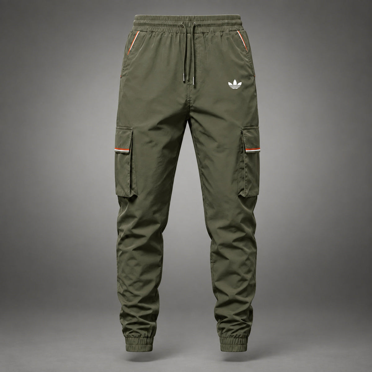 KELDEN men's classic cargo joggers, tapered streetwear fit