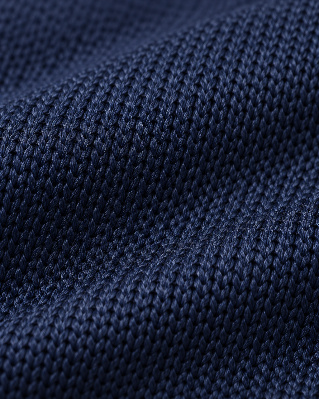 Navy knit fabric texture of the Track Jacket Heritage Signature