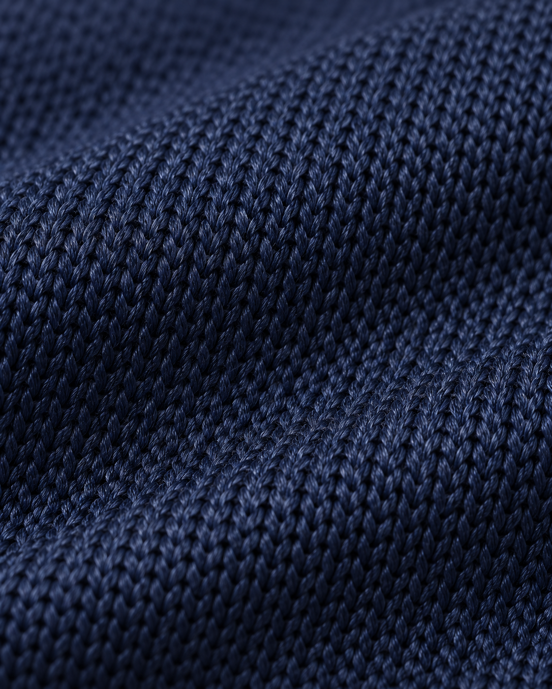 Navy knit fabric texture of the Track Jacket Heritage Signature