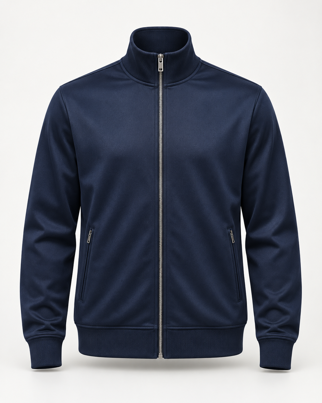 Track Jacket Heritage Signature in navy, front view